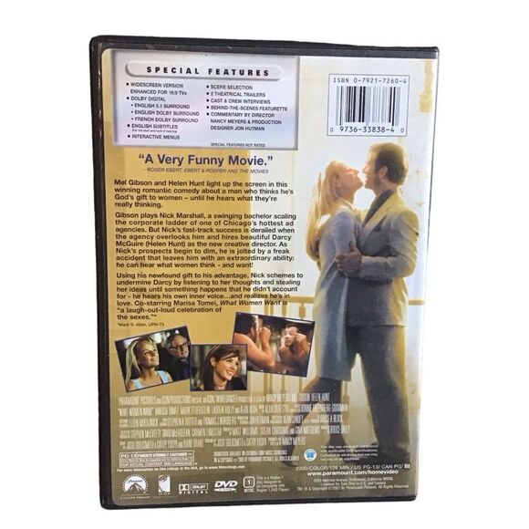 What Women Want DVD - 5/$20 - Picture 2 of 3